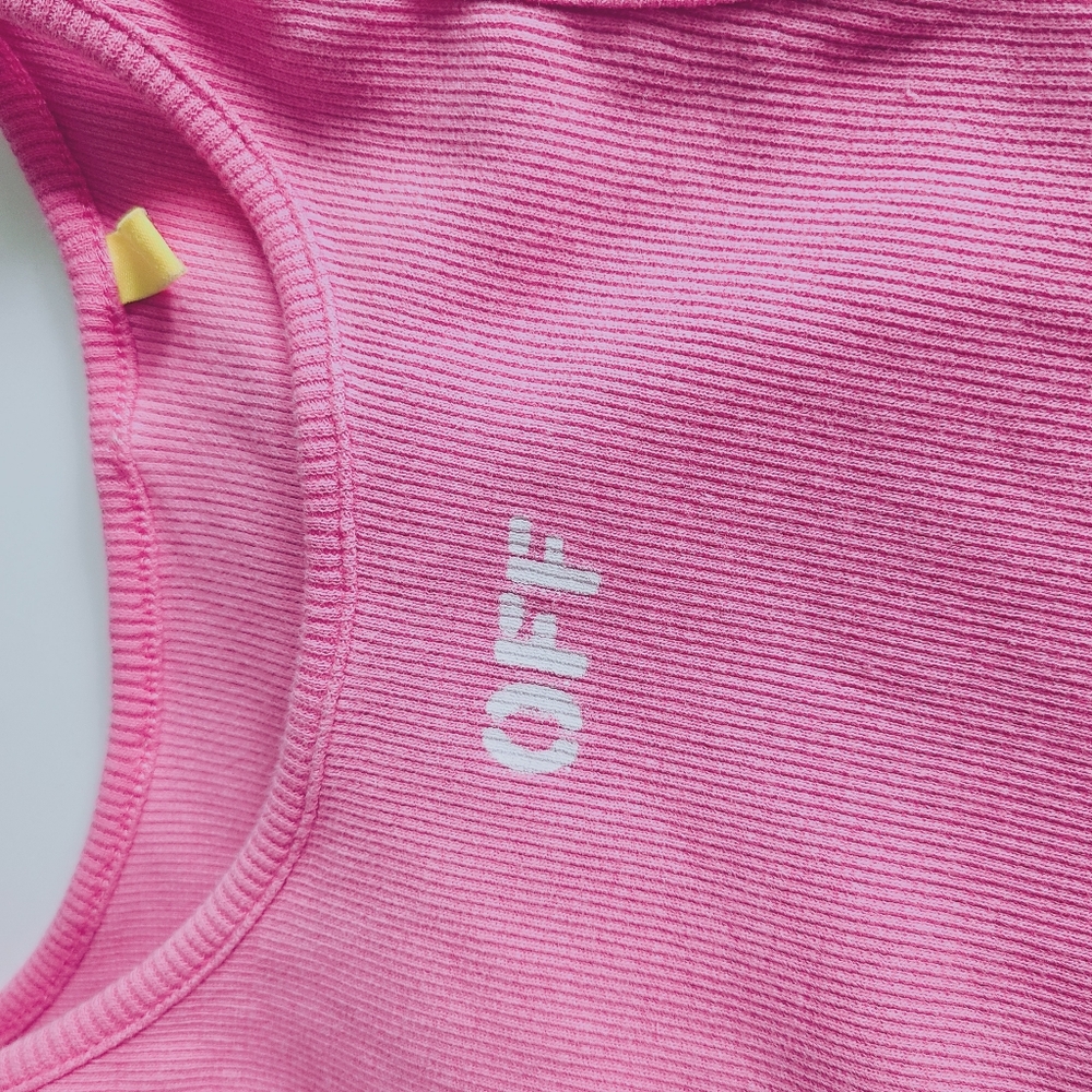OFF-WHITE : Off Stamp Ribbed Tank Dress - Picture 9 of 11